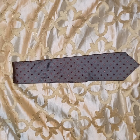 Adolfo Dark Grey 100% Silk Men’s Tie - Picture 1 of 4